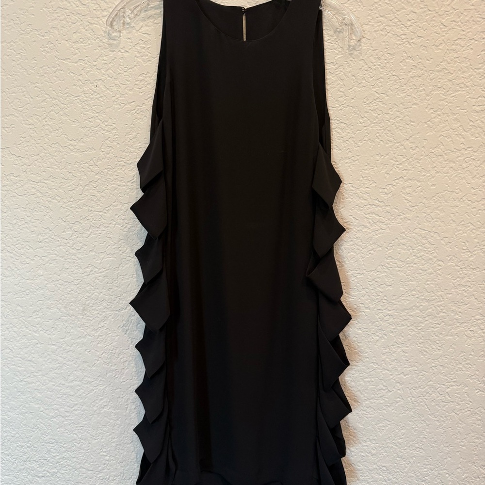 Elegant Black Anniversary Sleeveless Dress